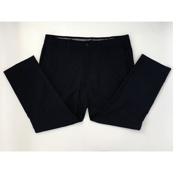 Grandslam Black Stretch Waistband‎ Straight Leg Men's Golf Pants Size W36 L29 - Picture 1 of 7